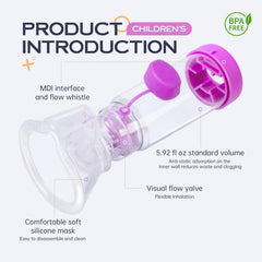 HEWEJA Nessi OTC Spacer portable design purple ideal for home, school, travel