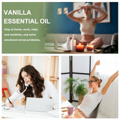 Vanilla fragrance oil diffusing aroma