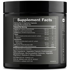 Product label highlighting 3552mg+ HGH support formula