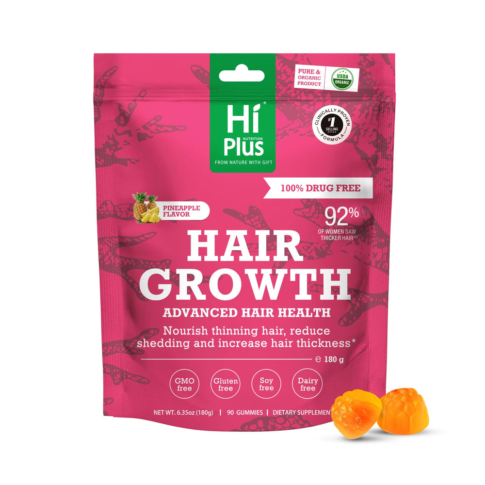 HiPlus Women's Hair Growth Gummies hero image