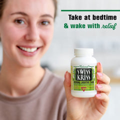 Hibiscus flowers add natural flavor to Swiss Kriss herbal blend.