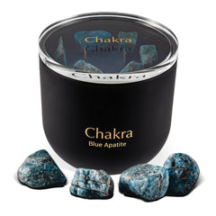 Hidden Label Healing Crystal Candle with 12oz soy wax and dual wooden wicks