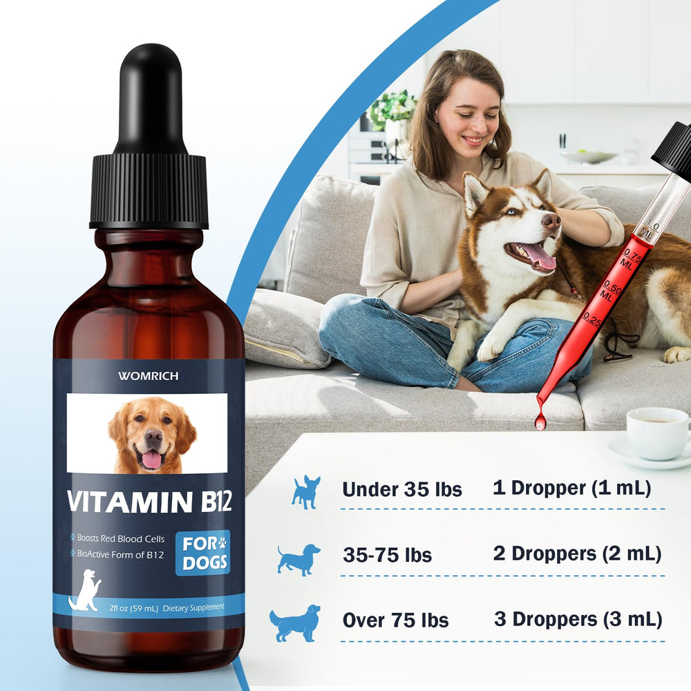 High-absorbable B12 liquid for dogs with GI health concerns including EPI and pancreatitis