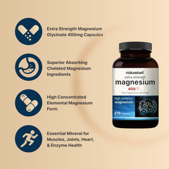 High bioavailability magnesium glycinate capsules