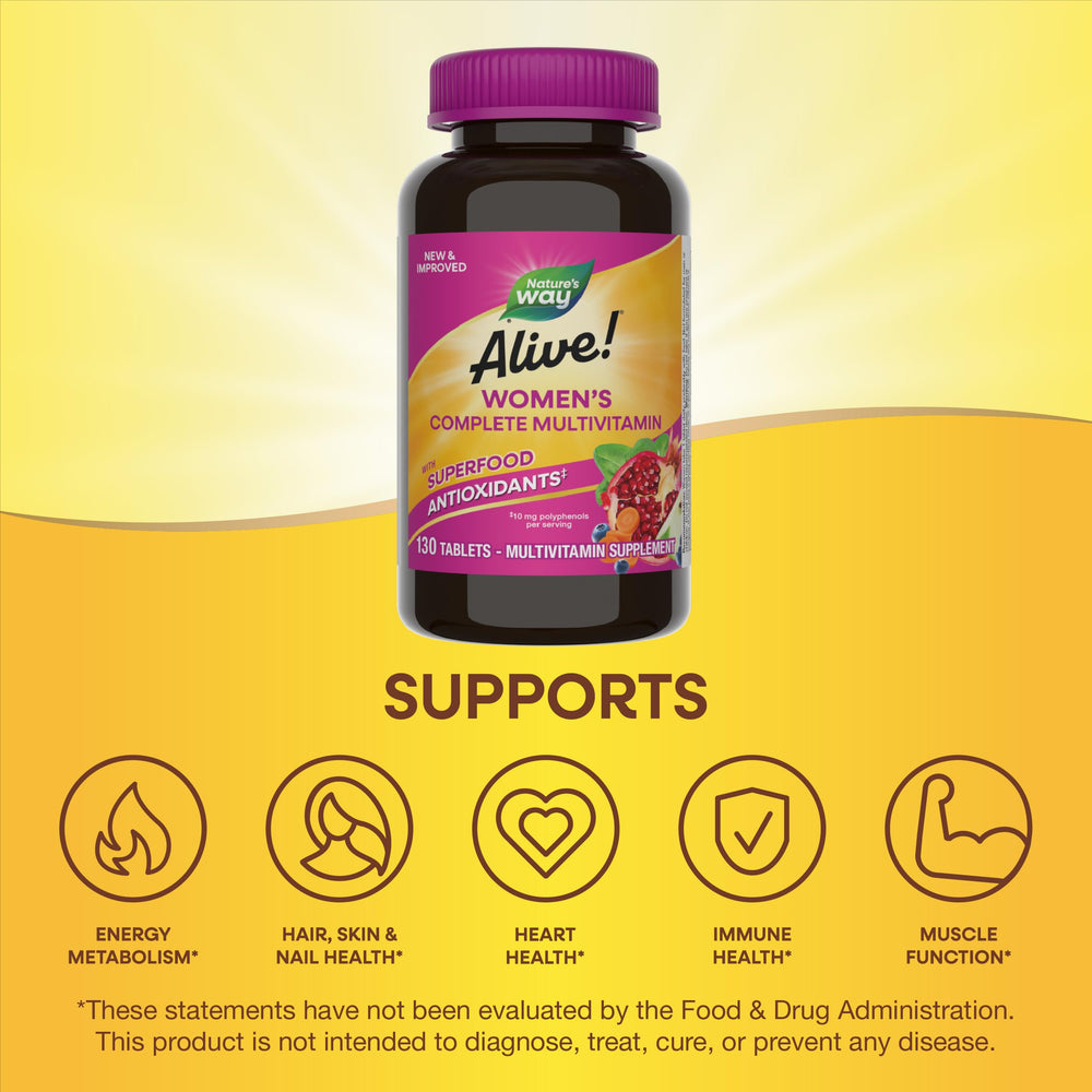Gluten-free multivitamin bottle with no wheat, dairy, or artificial colors