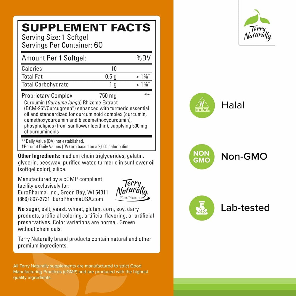 High-potency curcumin complex with enhanced absorption