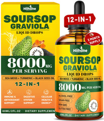 HIIHONE 2-pack 12in1 Soursop Bitters bottle front