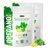 Bottle front view of HIIHONE Oil of Oregano Softgels