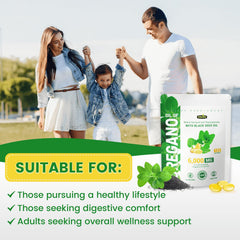 Lifestyle image showing product in use with dosage information