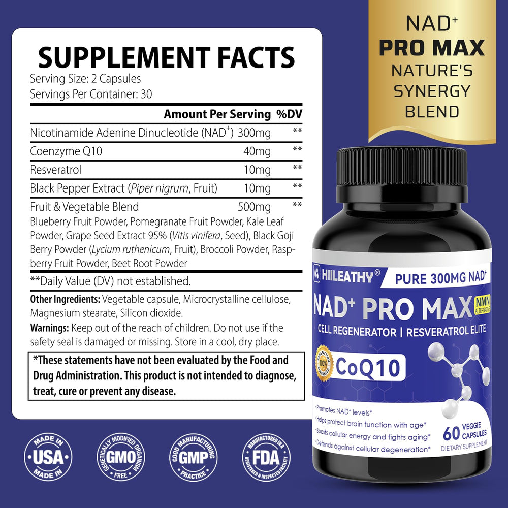 Illustration of immune support and vitality associated with NAD+ supplement