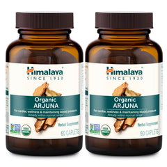 Himalaya Organic Arjuna bottle with Pack of 2 front view
