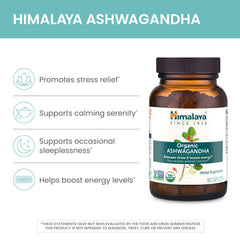30 caplets of Himalaya Ashwagandha for daily stress support and energy