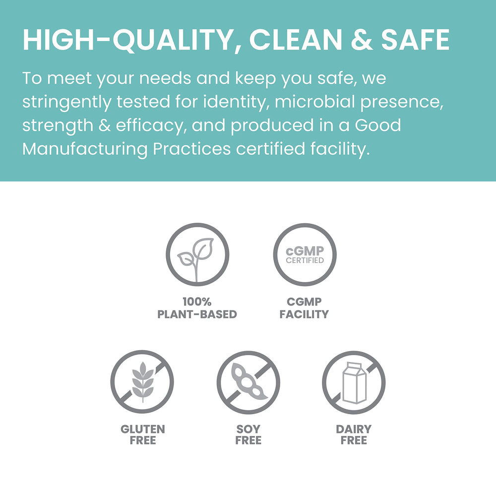 Vegan non-GMO gluten-free symbols on product