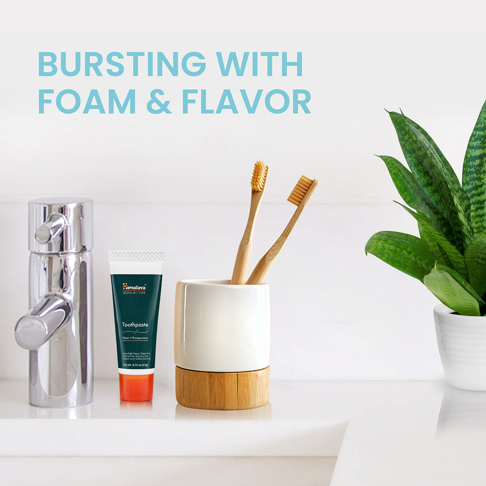 Vegan, gluten-free toothpaste without SLS and triclosan