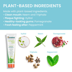Label highlights fluoride-free and SLS-free formula