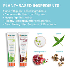 Cruelty-free and vegan logos on toothpaste product label