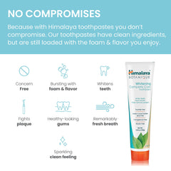 Mint flavored toothpaste creating cleansing foam