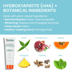 Label highlighting fluoride-free and SLS-free formula