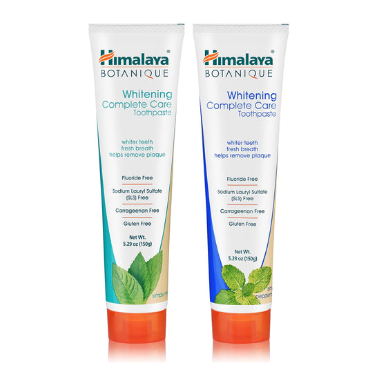 Himalaya Botanique Whitening Complete Care Toothpaste Mint & Peppermint pack of 2