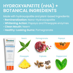 Vegan, gluten-free toothpaste label without SLS, triclosan, or parabens