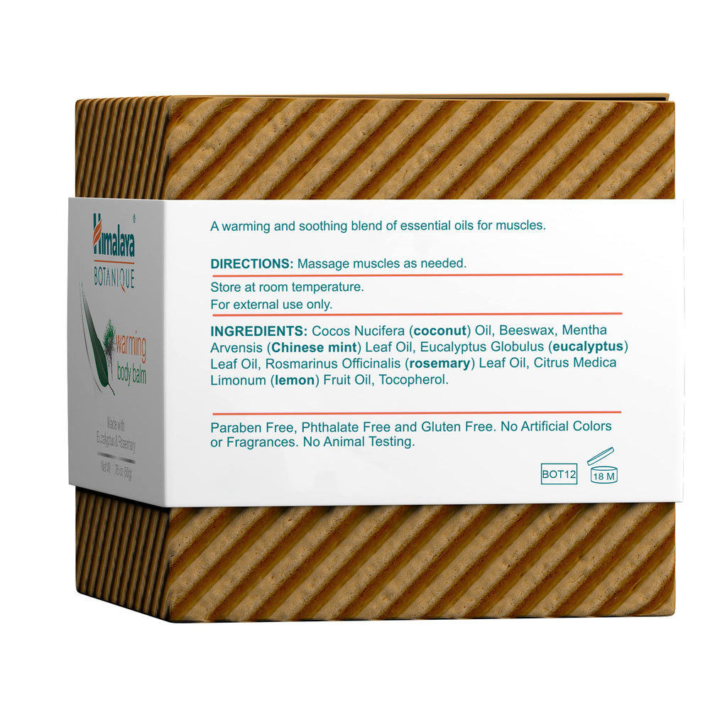 Ingredients of Himalaya Botanique Warming Body Balm