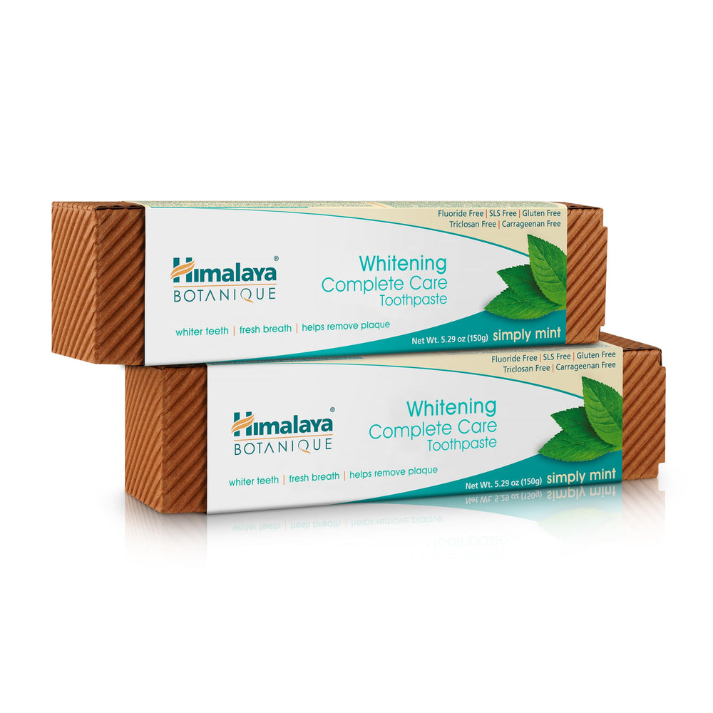 Himalaya Botanique Whitening Complete Care Toothpaste 2-pack packaging