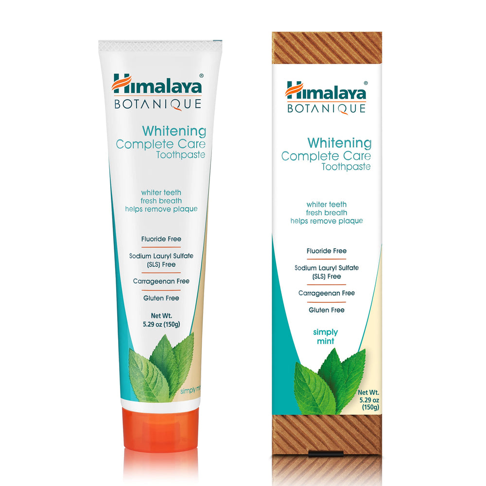 Himalaya Botanique Whitening Toothpaste Simply Mint 5.29 oz front view