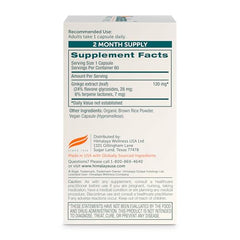 Capsules of Himalaya Ginkgo Biloba 120 mg