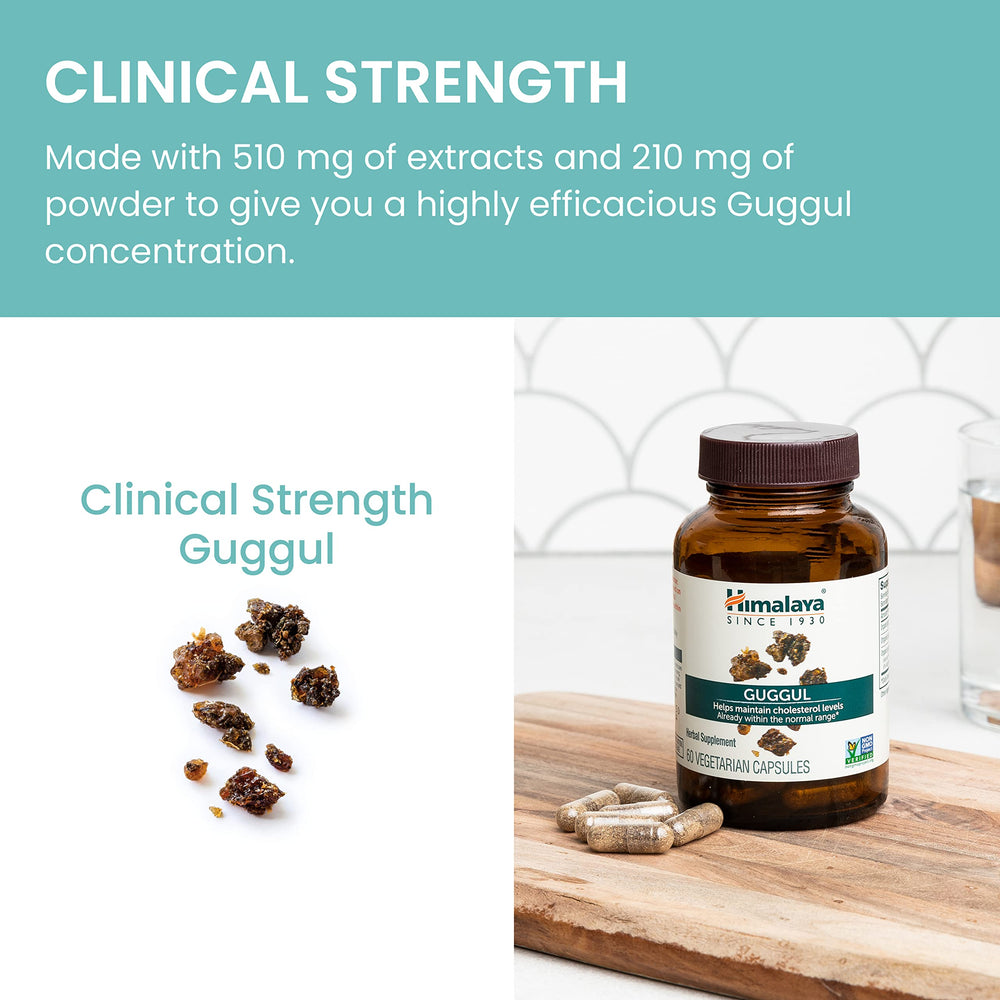 Himalaya Guggul capsules inside packaging