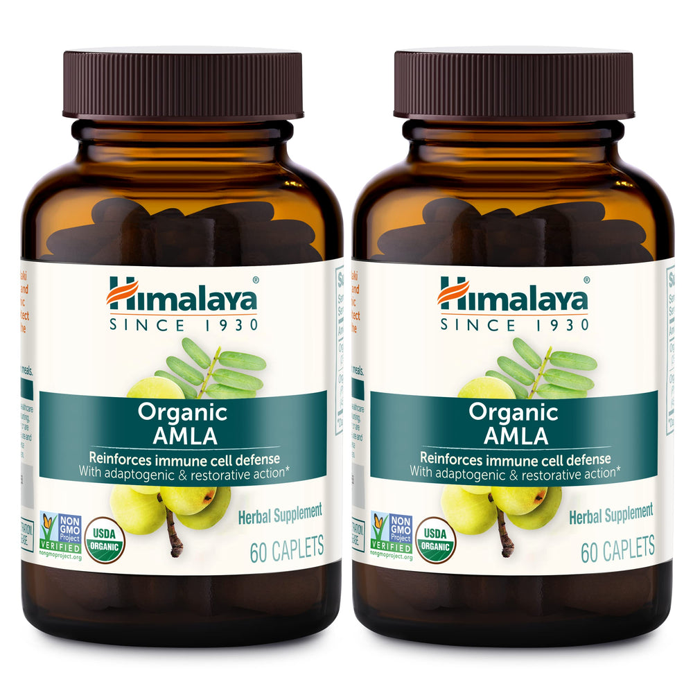 Himalaya Organic Amla/Amalaki bottle with 60 caplets