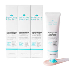 HIMALAYA PINKSALT toothpaste tube and box with spearmint flavor, 3.9 oz