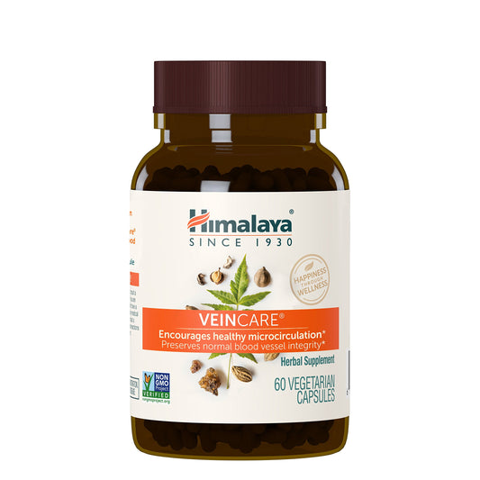 Himalaya VeinCare bottle with 60 capsules