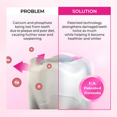 Another close-up of Himalaya PINKSALT toothpaste tube design