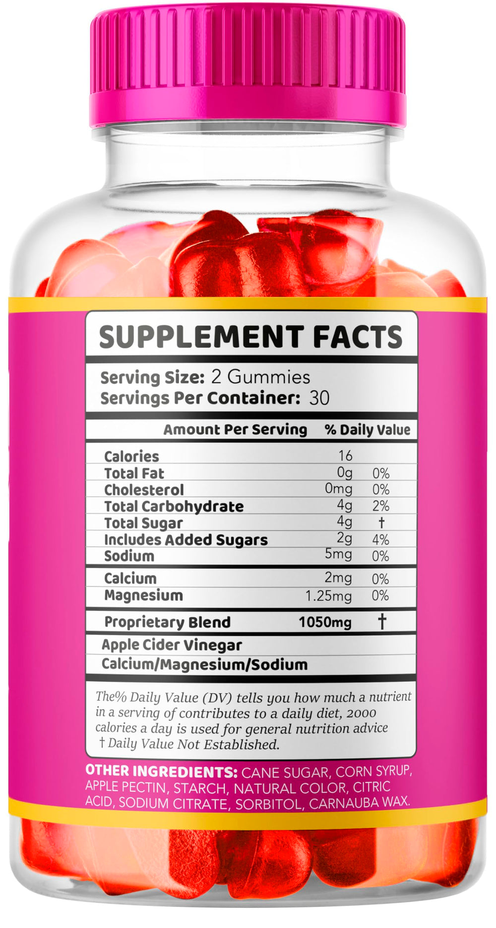 60 gummies per bottle for 1-month supply