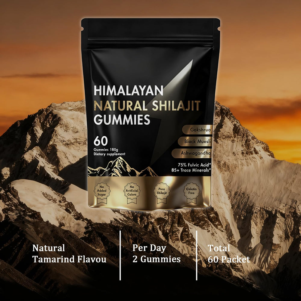 Bottle packaging highlighting 85+ minerals and fulvic acid