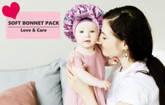 Himoswis Bedtime routine with silk bonnet demonstrates calm sleep cycles.