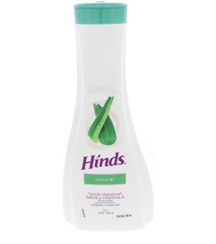 Hinds natural dry skin lotion bottle for daily hydration