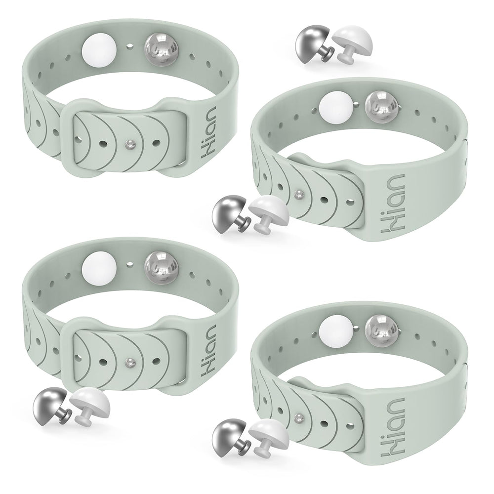 Hion motion sickness bracelet close-up highlights soft silicone comfort