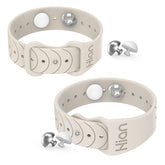 Hion motion sickness bracelet on the wrist demonstrates drug-free nausea relief