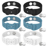 Hion motion sickness bracelet black pair on wrist showing adjustable fit for travel relief