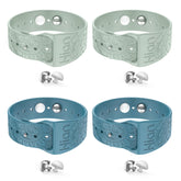 Hion motion sickness bracelets blue pair shown for travel comfort and natural nausea relief