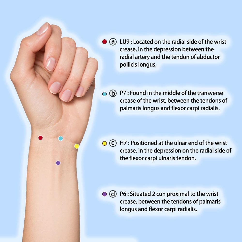 Hion motion sickness bracelets pair gift set for sharing.