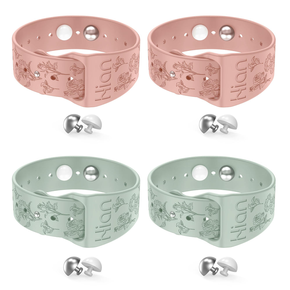 Hion motion sickness bracelets pink color for travel comfort