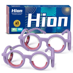 Hion motion sickness glasses folded compact for travel comfort