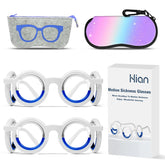 Hion motion sickness glasses pack with two pairs for travel comfort