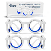 Hion Motion Sickness Glasses side view showing ultra-light frame for travel comfort