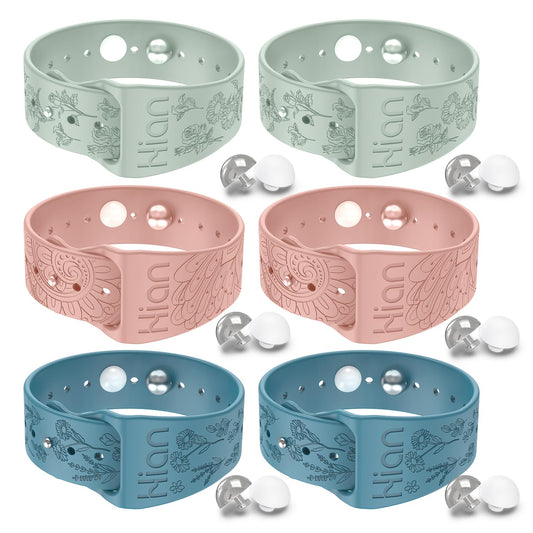 Hion sea-sickness wristbands in beryl color for stylish natural nausea relief