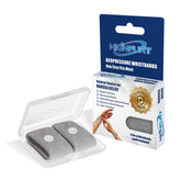 Hionfurt motion sickness bands closeup highlighting acupressure design for travel relief