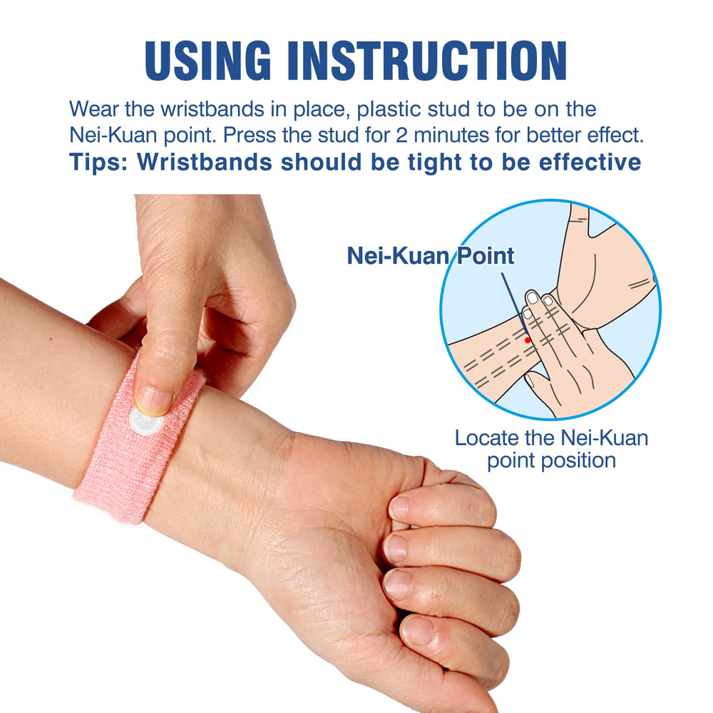 Pink Hionfurt wristbands shown on wrist highlighting universal size and comfort.