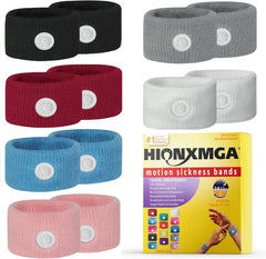 HIONXMGA motion sickness bands packaging for travel relief
